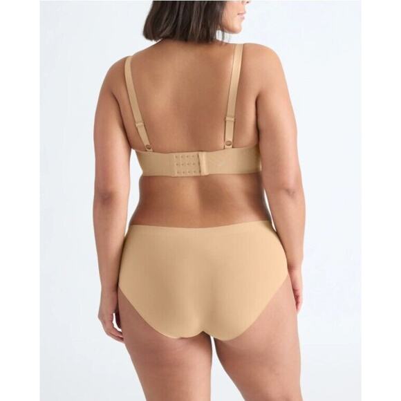 Knix Wing Woman Contour Bra Size 40B Warm Sand Wireless T Shirt Adjustable NWT - Picture 13 of 16
